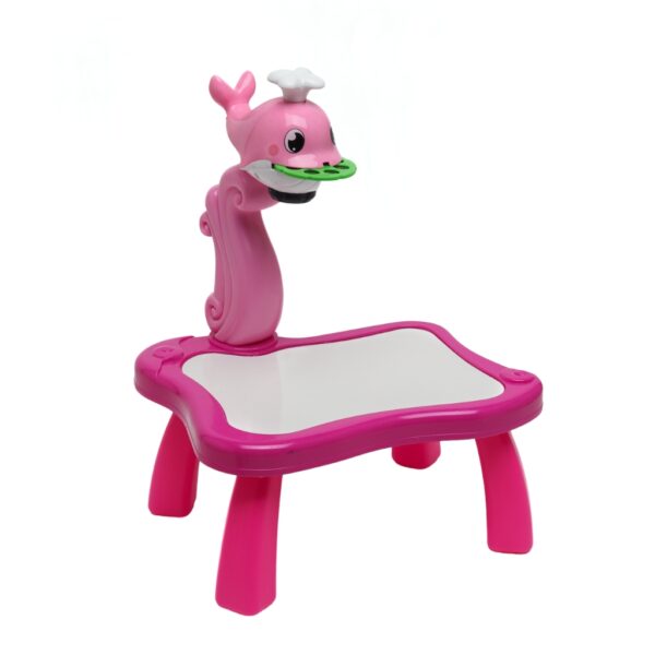 Drawing table with projector 24 images - Pink