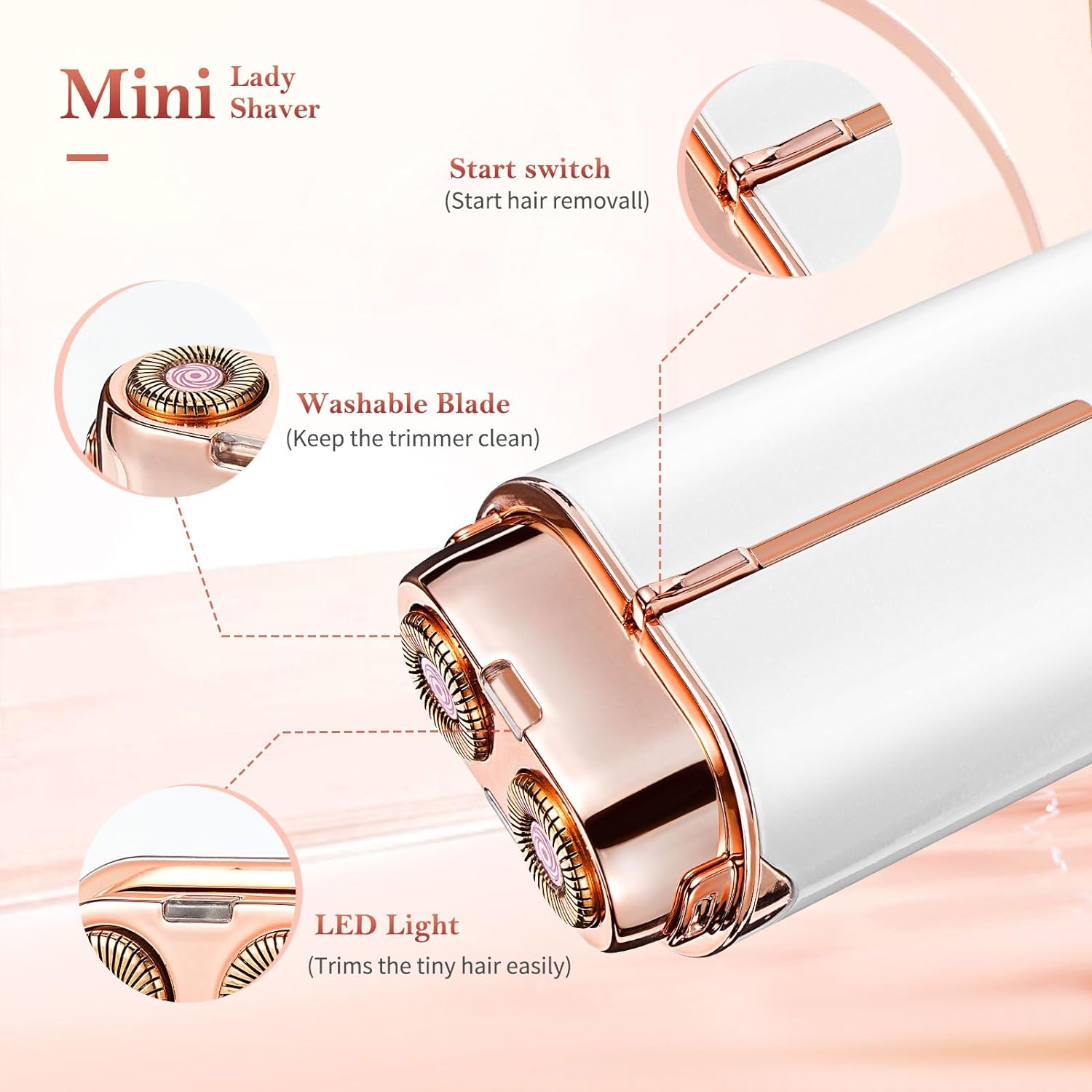 Flawless Face Duo electric hair remover with LED light