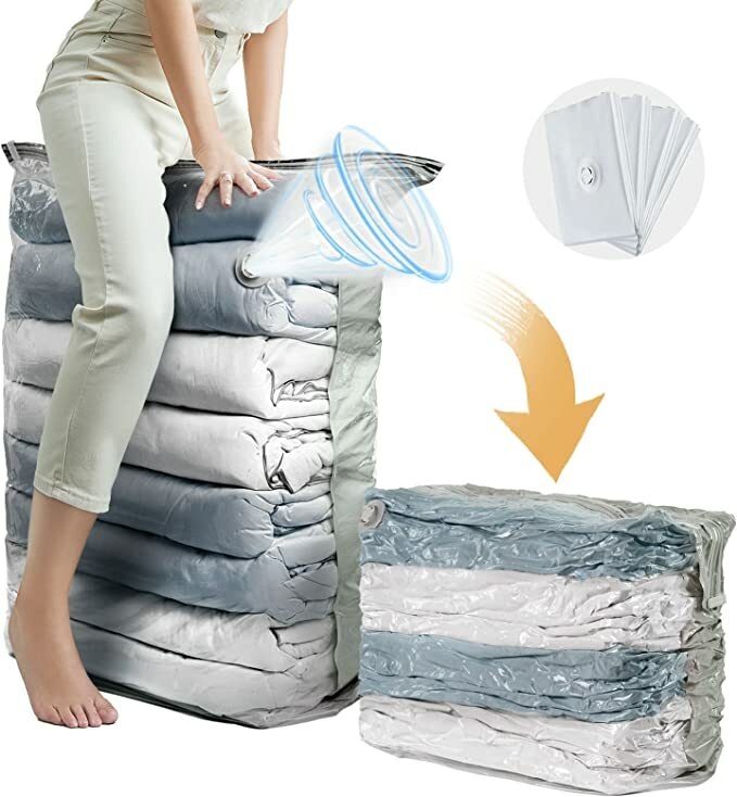 Vacuum compression storage bag 80 x 110 cm
