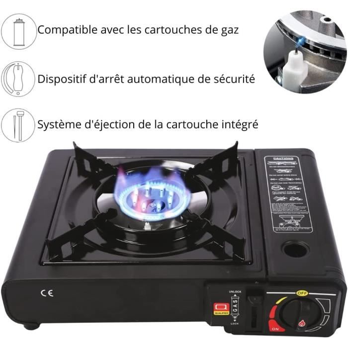Camping gas stove with automatic ignition