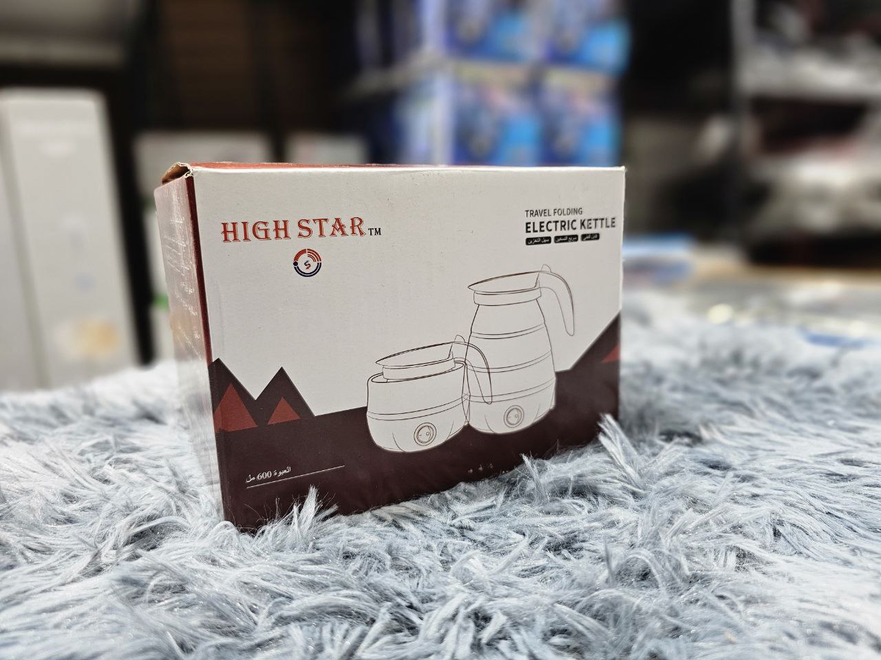 Bouilloire électrique pliable en silicone ,portable Avec  indicateur de mise hors tension غلاية كهربائية قابلة للطي محمولة سيليكون