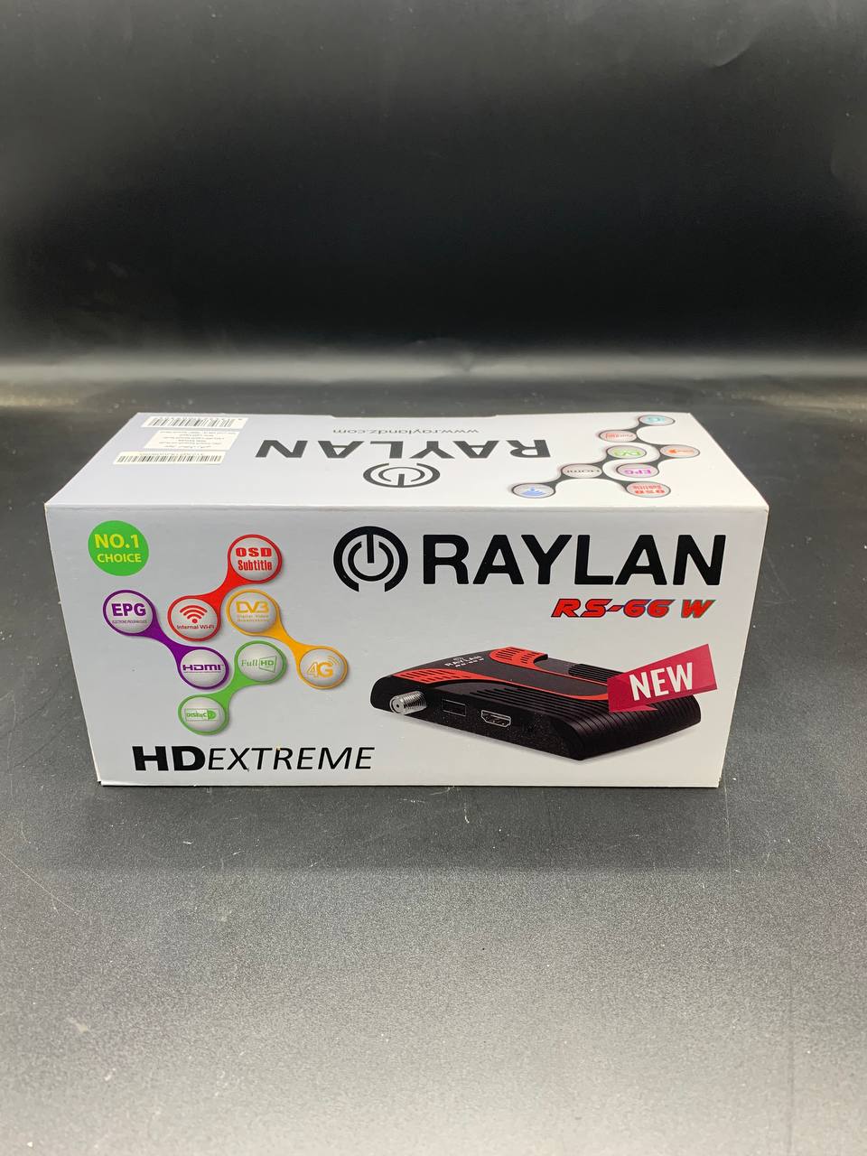 Récepteur satellite numérique HD Raylan RS-66W avec Wi-Fi intégré