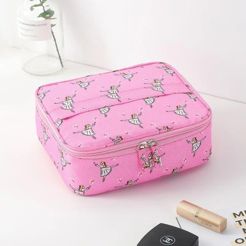 Travel makeup and cosmetic bag