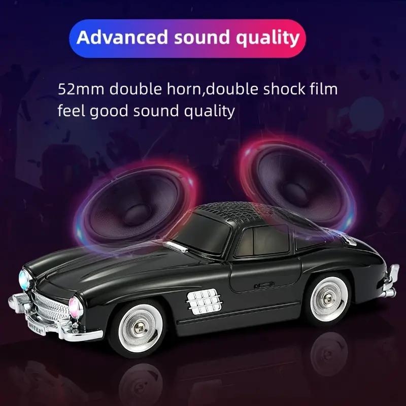 Wireless Bluetooth speaker vintage car design