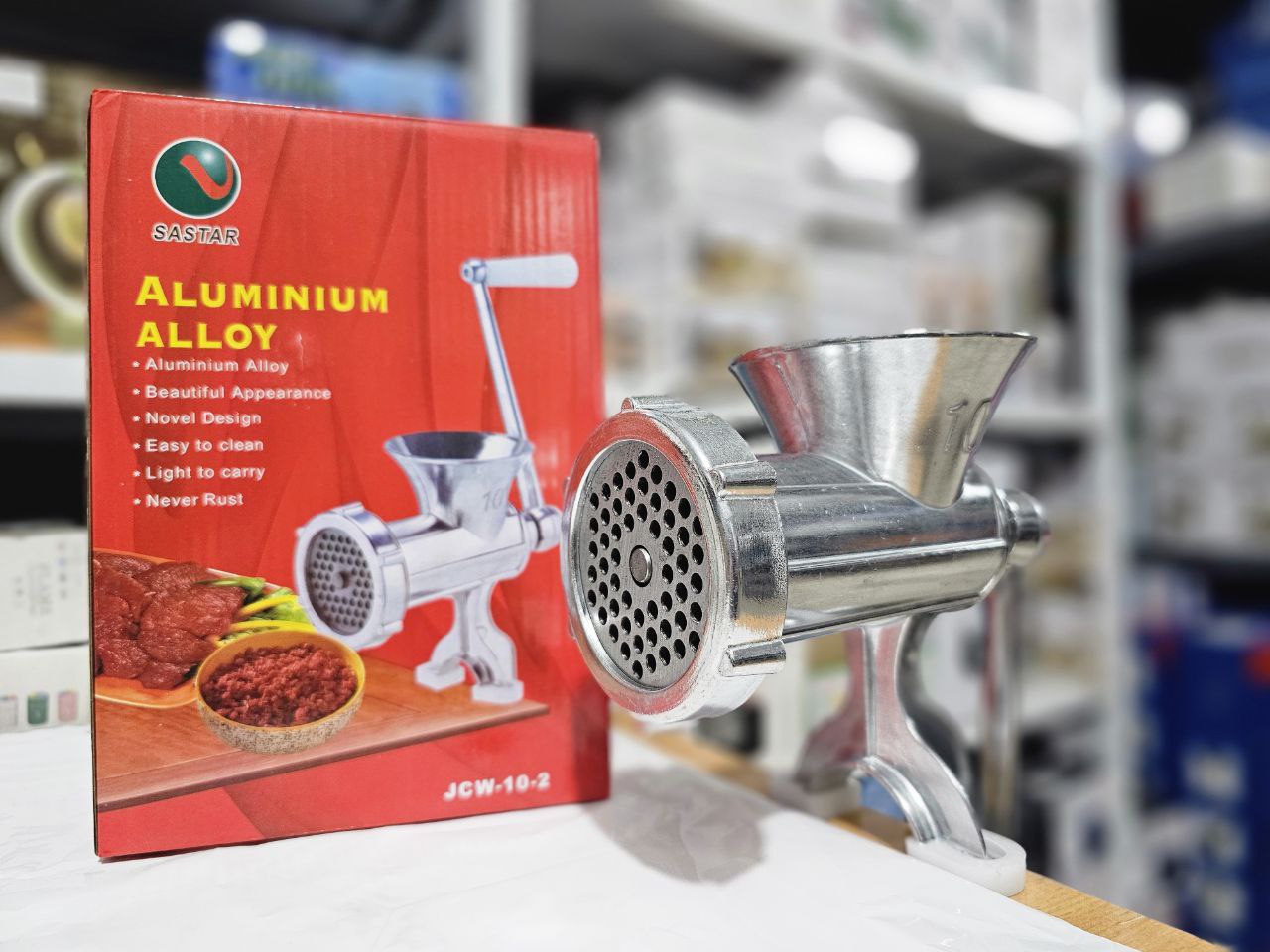 Hachoir à viande en alliage d'aluminium taille 12