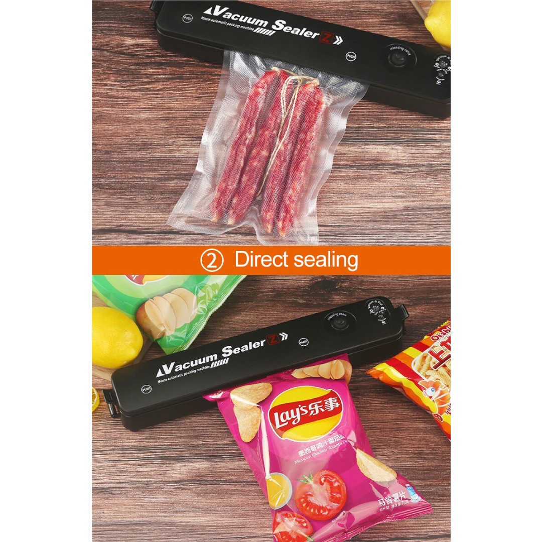 Scelleuse Sac Plastique Alimentaire pour le stockage avec 10 sac gratuit