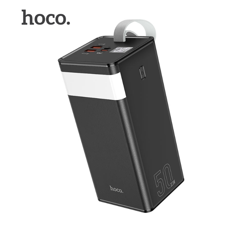 HOCO J86A Powermaster Power Bank 50000mAh 22.5W with LCD Display and Lamp