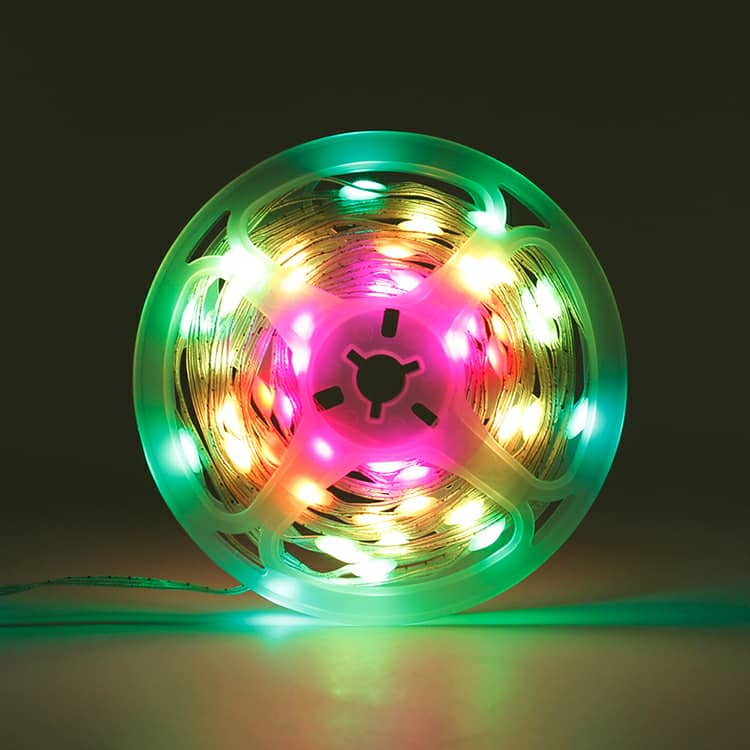 شريط إضاءة LED ذكي RGB بطول 10 متر مع تحكم بلوتوث وموسيقى ومقاوم للماء IP65