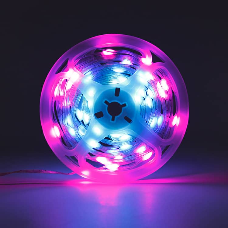 شريط إضاءة LED ذكي RGB بطول 10 متر مع تحكم بلوتوث وموسيقى ومقاوم للماء IP65