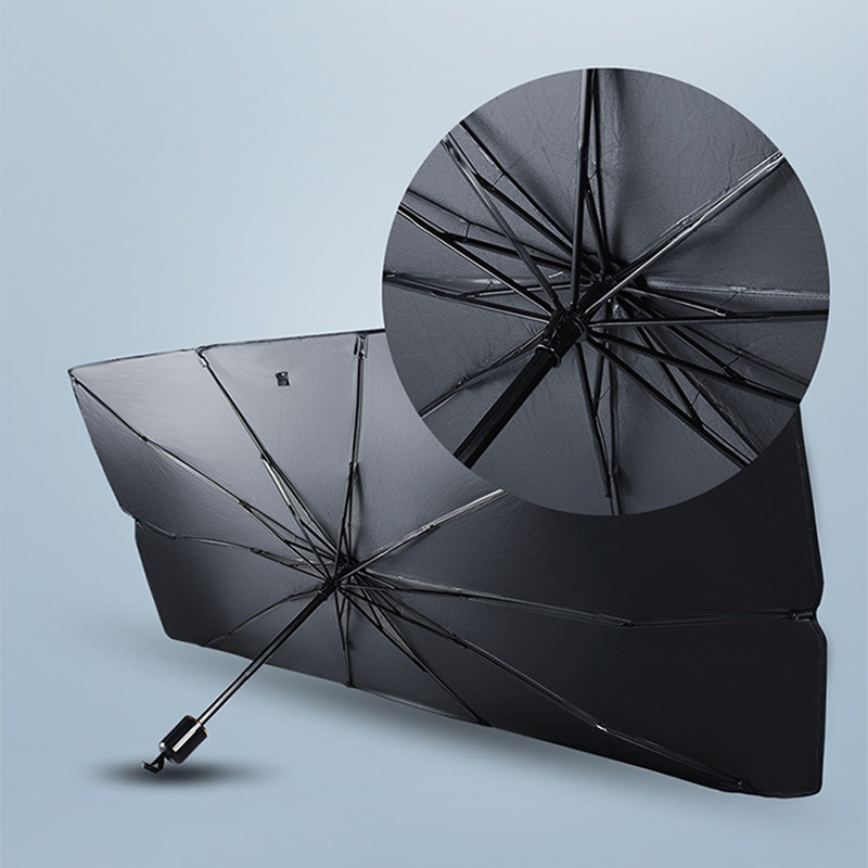 Foldable car sun shade UV protection