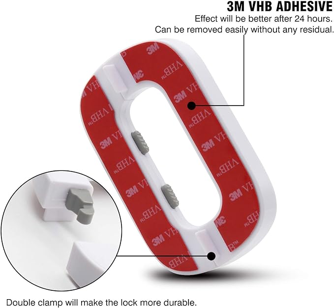 Serrure de sécurité polyvalente pour réfrigérateur