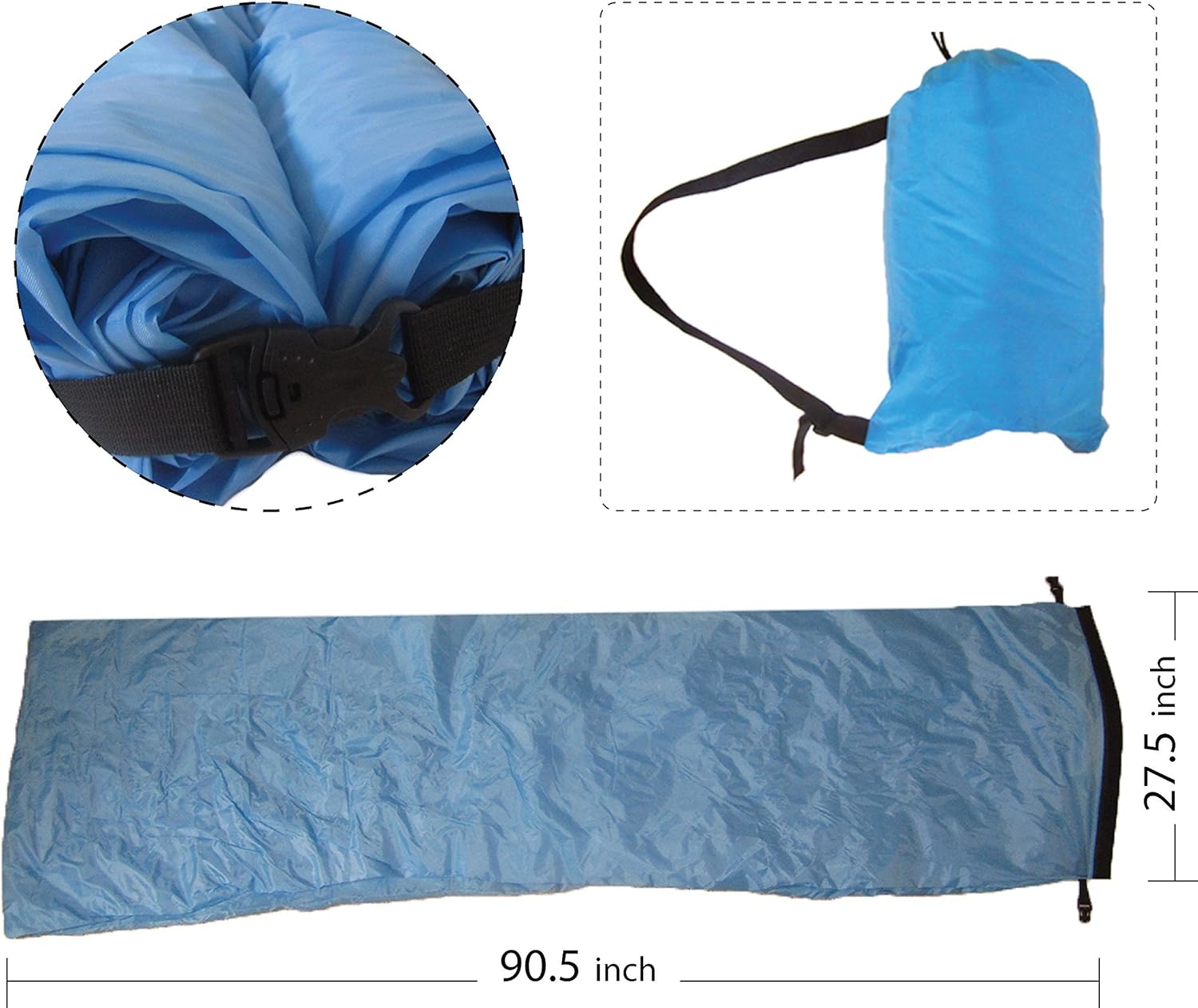 Lay Bag Pouf de Comping Gonflable Water Float V1