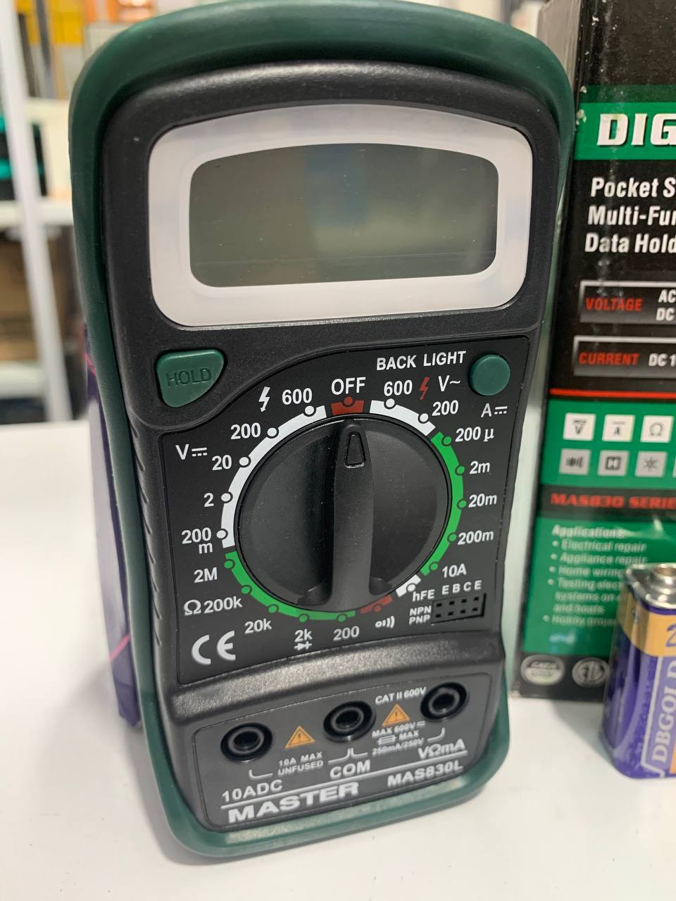 جهاز قياس متعدد رقمي محمول ماستيك MAS830L