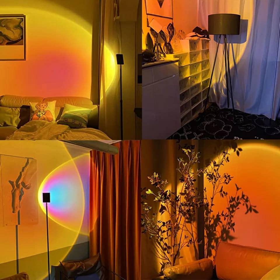 180° Rotatable Sunset Projection Lamp USB