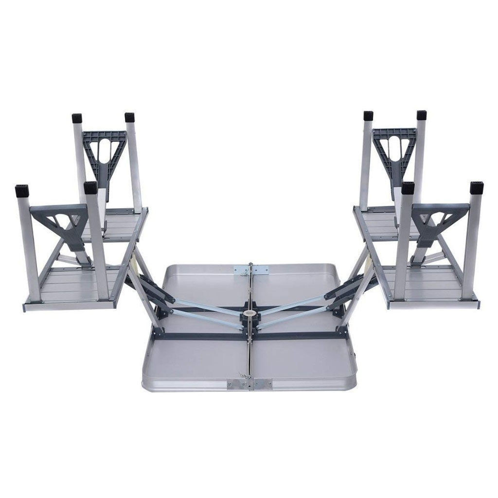 Table Aluminium Pliante 4 Places , Extérieure et Camping