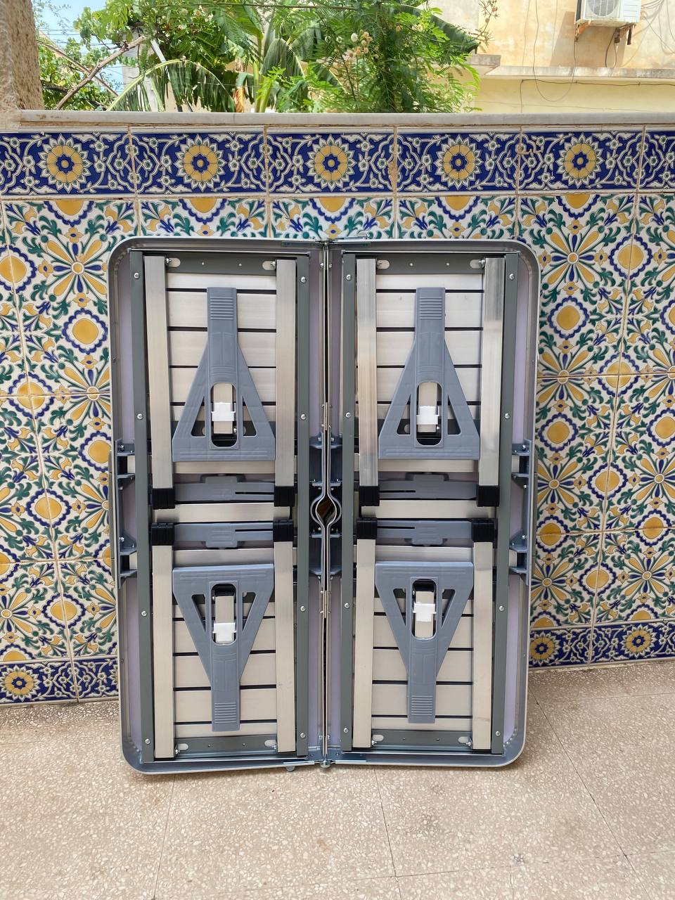 Table Aluminium Pliante 4 Places , Extérieure et Camping