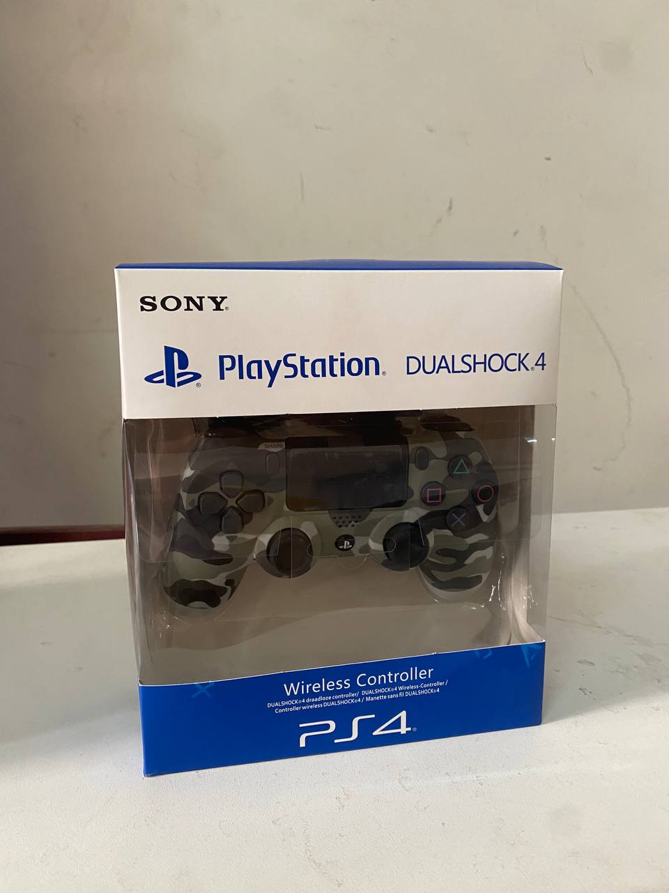 Sony DualShock Wireless Controller for PS4, Rechargeable Battery (High Copy) - Camouflage Gray