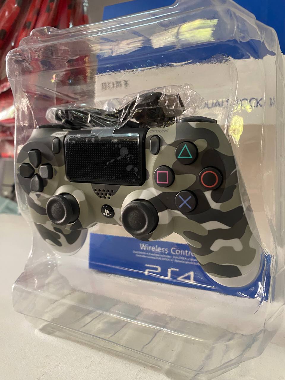 Sony DualShock Wireless Controller for PS4, Rechargeable Battery (High Copy) - Camouflage Gray