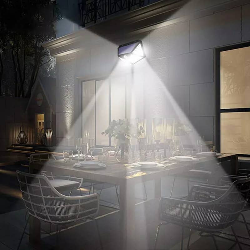 158 LED Solar Outdoor Light with Motion Sensor