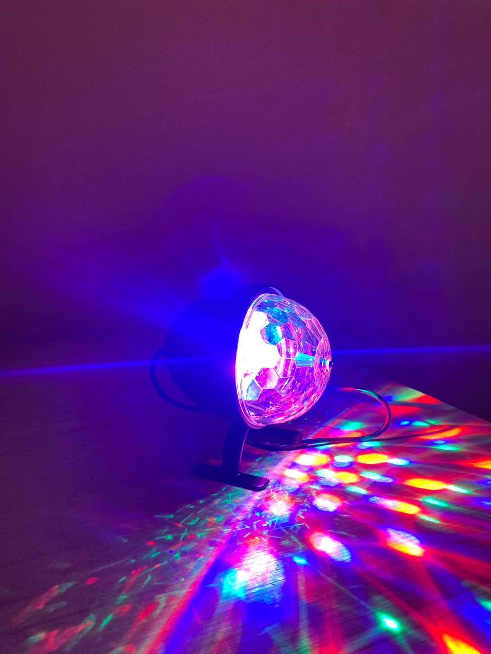 مصباح كرة ديسكو دوار RGB ملون