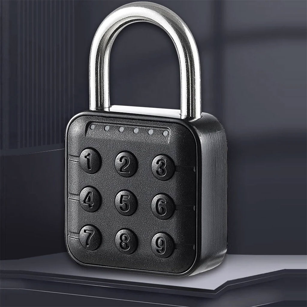9-digit metal padlock keyless
