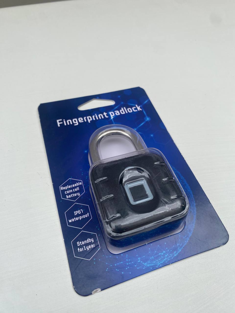 Waterproof metal fingerprint padlock keyless