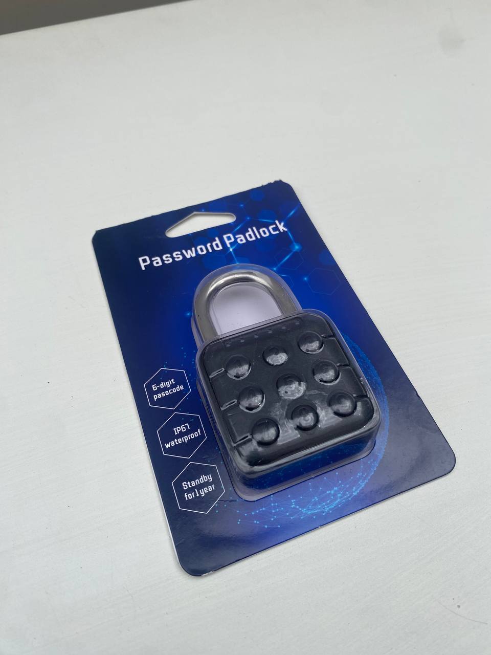 9-digit metal padlock keyless