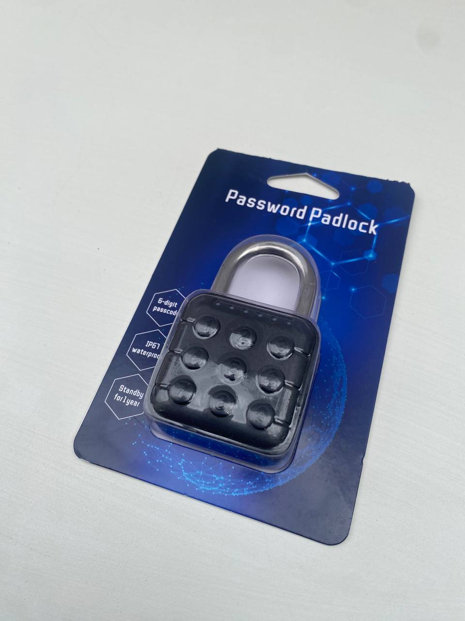 9-digit metal padlock keyless
