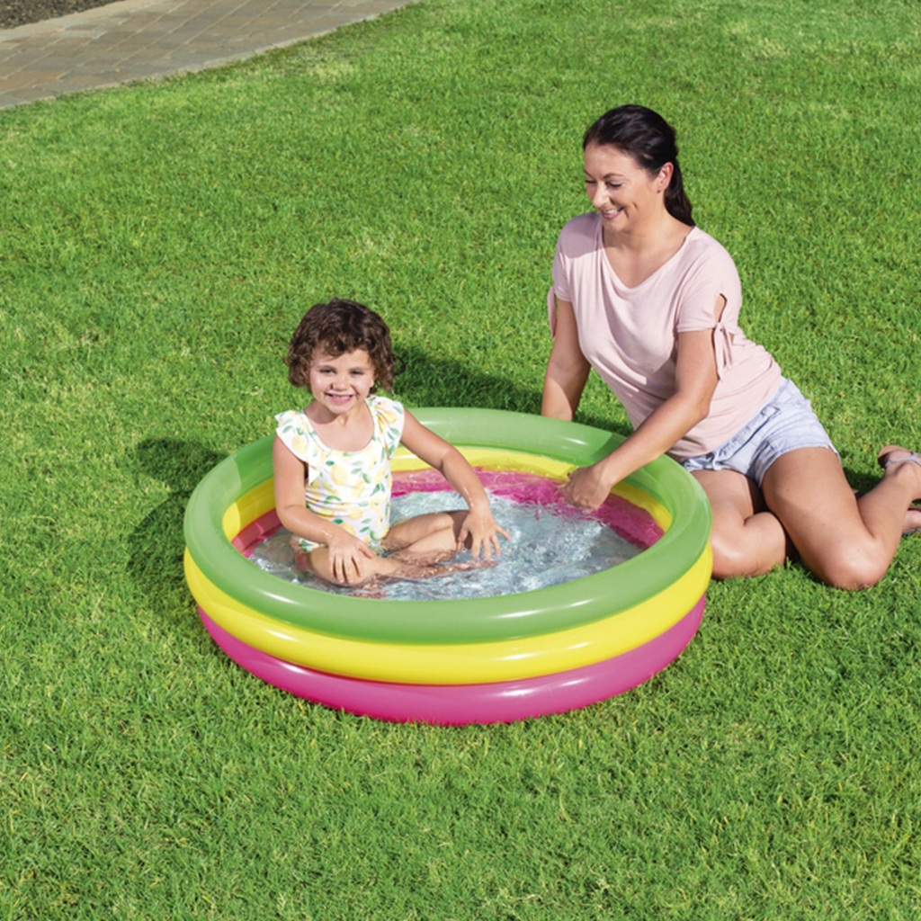Bestway Rainbow Inflatable Pool 102 cm x 25 cm #51104