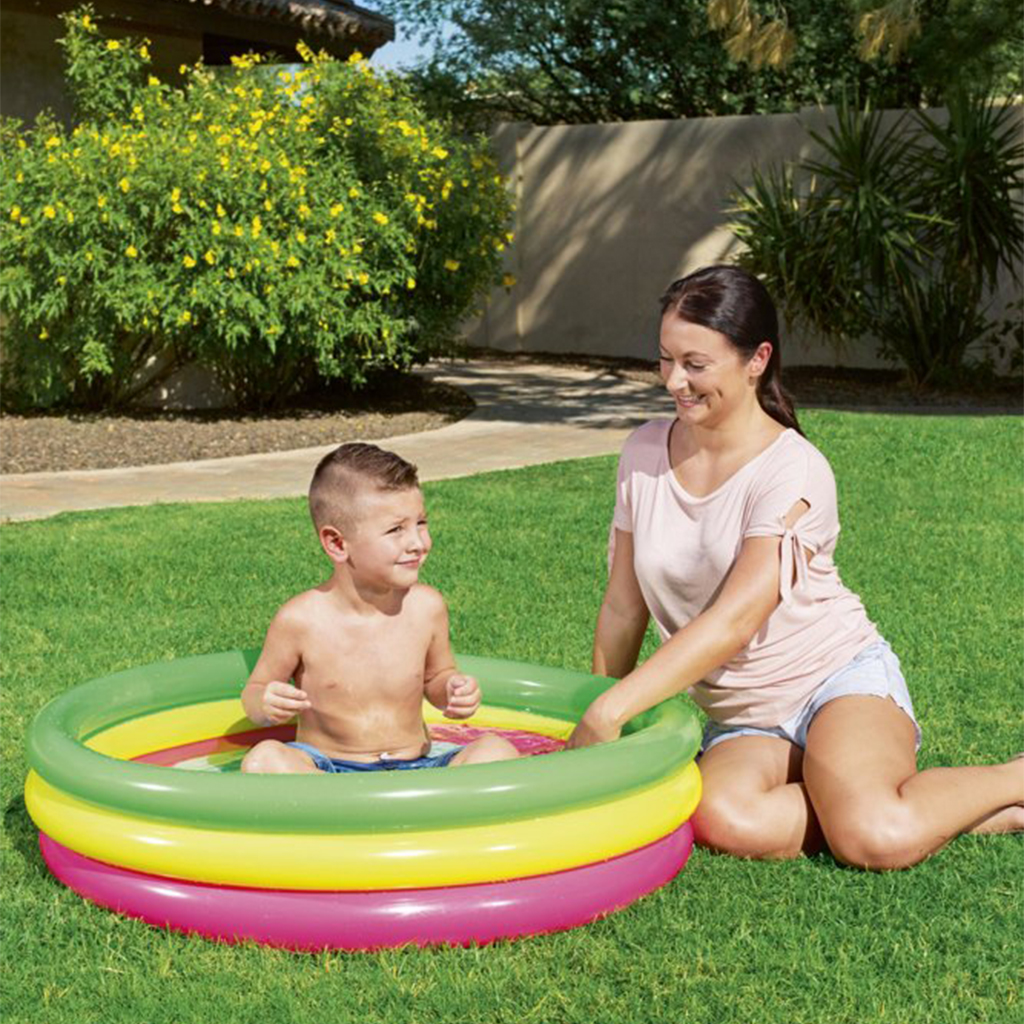 Bestway Rainbow Inflatable Pool 102 cm x 25 cm #51104