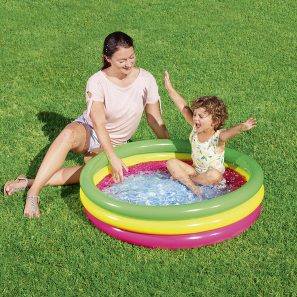 Bestway Rainbow Inflatable Pool 102 cm x 25 cm #51104