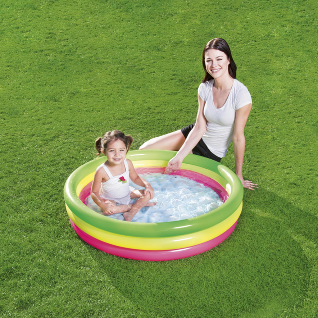 Bestway Rainbow Inflatable Pool 102 cm x 25 cm #51104