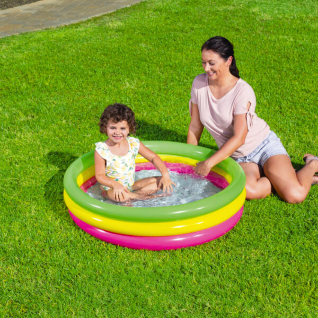 Bestway Rainbow Inflatable Pool 102 cm x 25 cm #51104