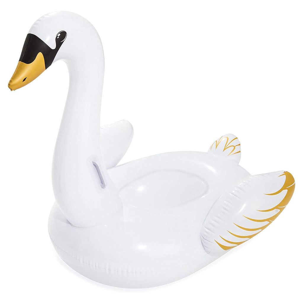 Bouée gonflable cygne Bestway 41123 avec 2 poignées