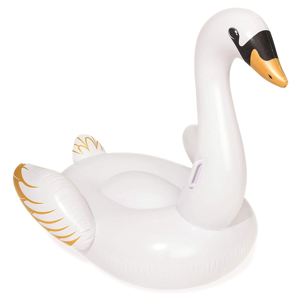 Bouée gonflable cygne Bestway 41123 avec 2 poignées