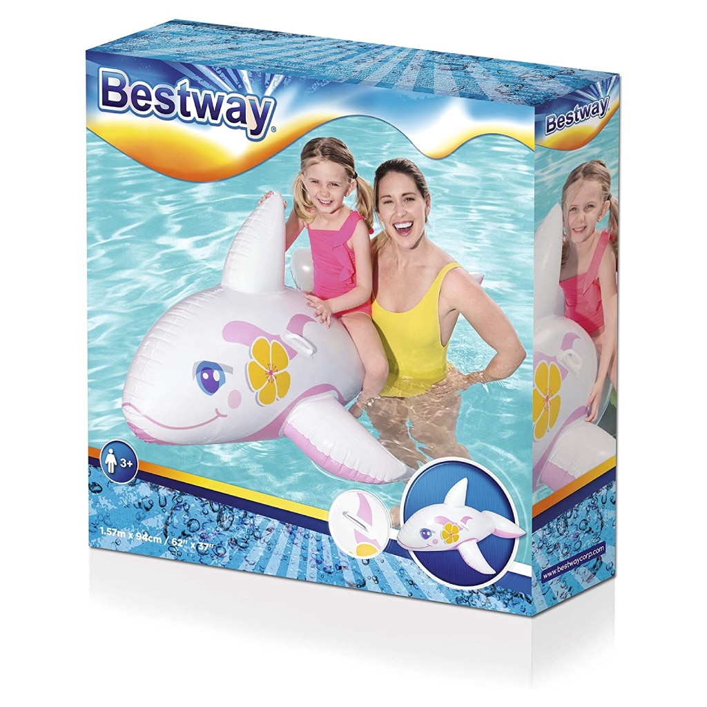 Bouée dauphin gonflable pour enfants Bestway 157x94cm