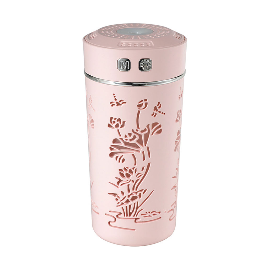 Lotus flower USB essential oil diffuser, cool mist, 250ml