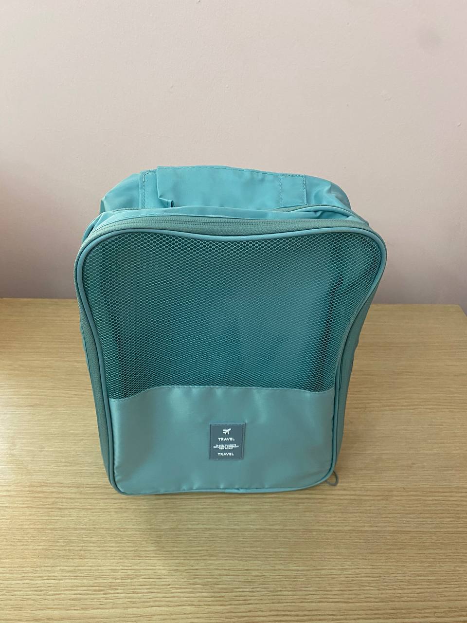 Travel shoe organizer 3 compartments waterproof