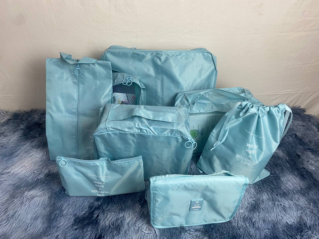 8-Piece Travel Packing Organizer Set