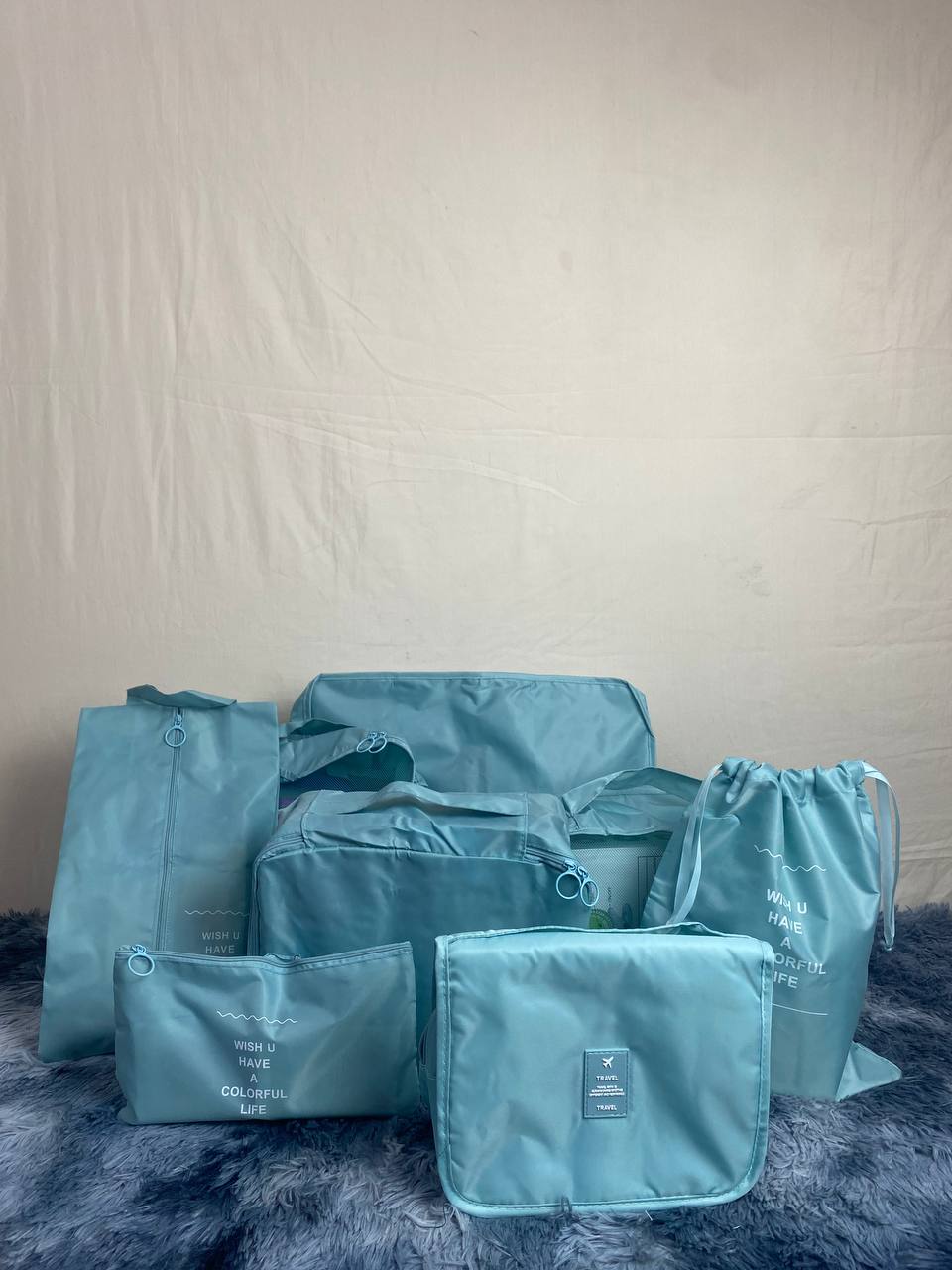 8-Piece Travel Packing Organizer Set