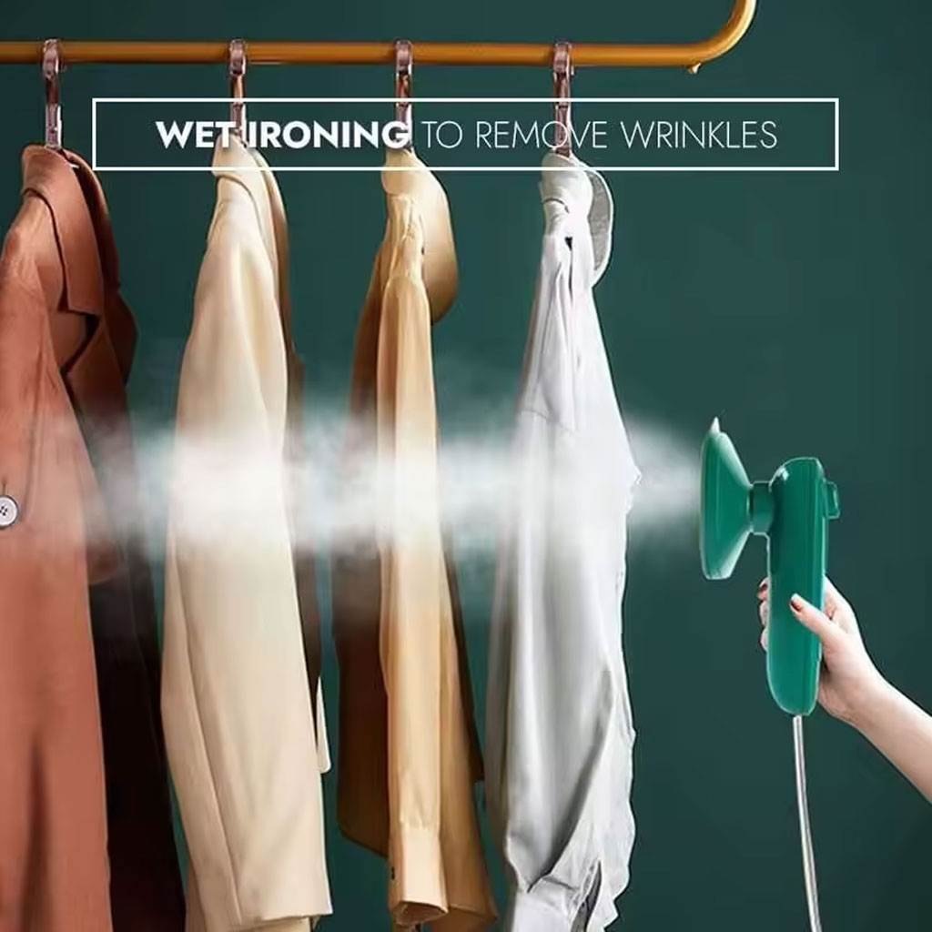 Portable mini steam iron for clothes 150°