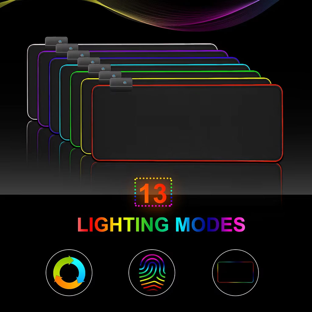 لوحة ماوس للألعاب بإضاءة RGB
