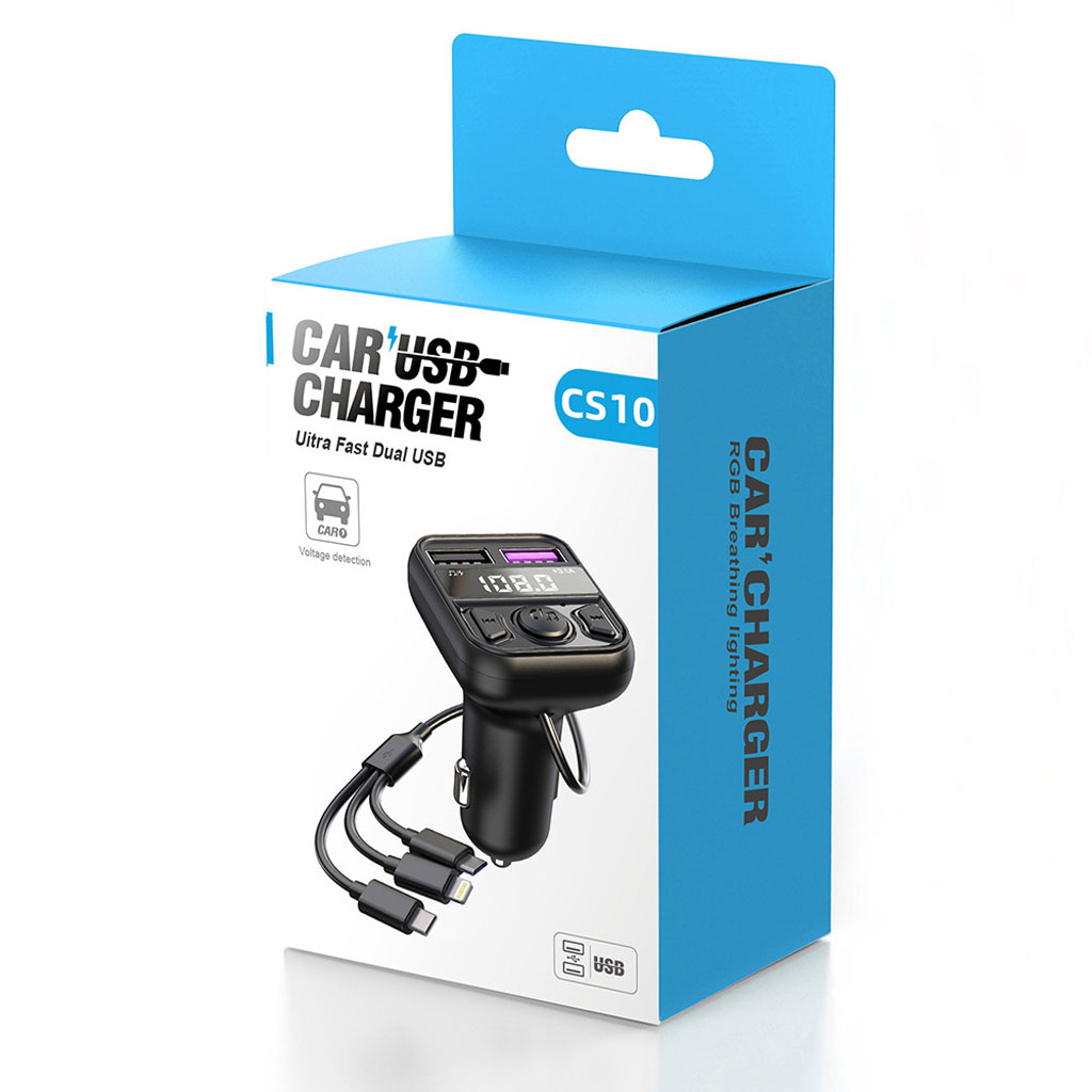 جهاز إرسال بلوتوث للسيارة CS10 راديو MP3 AUX