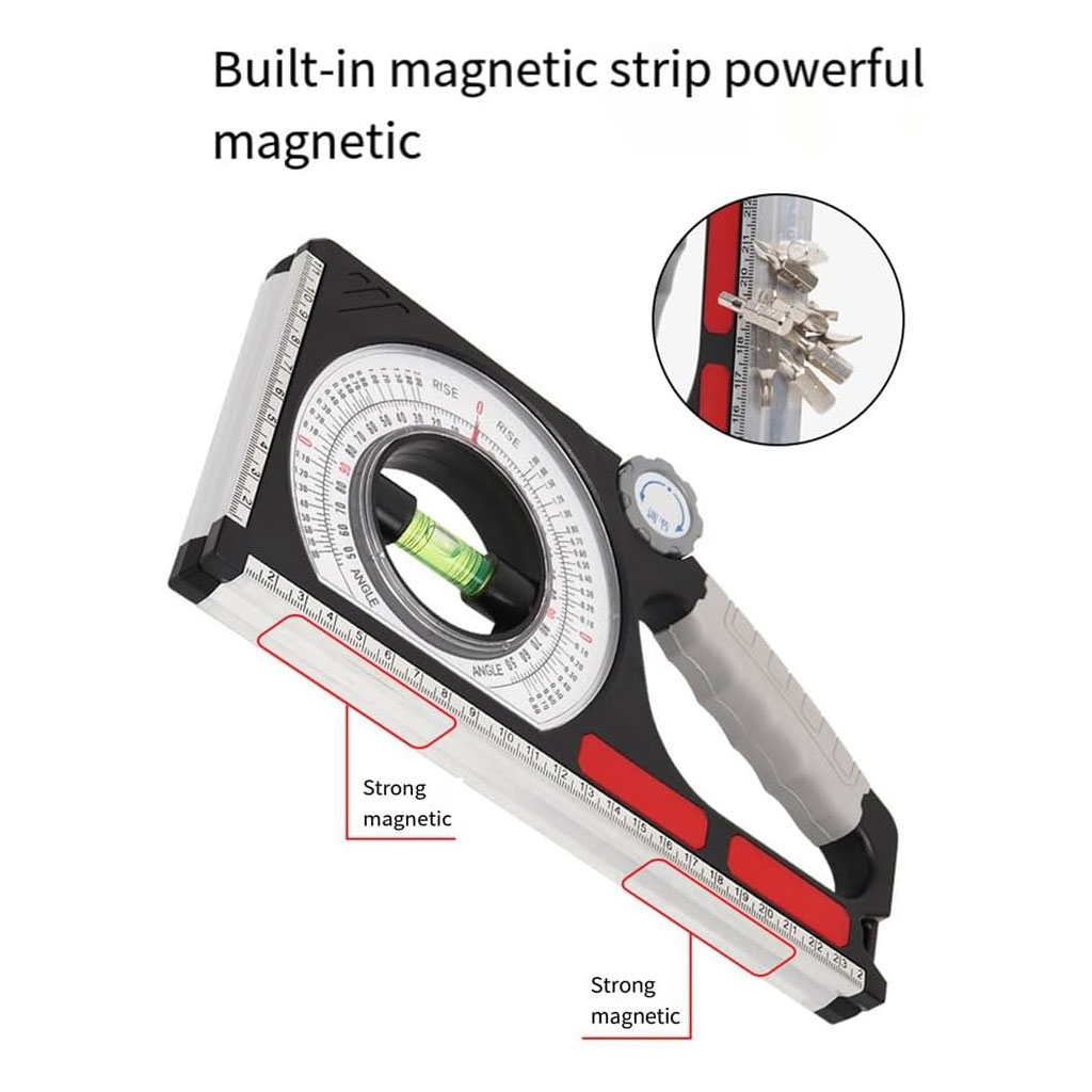 Professional magnetic slope measuring tool