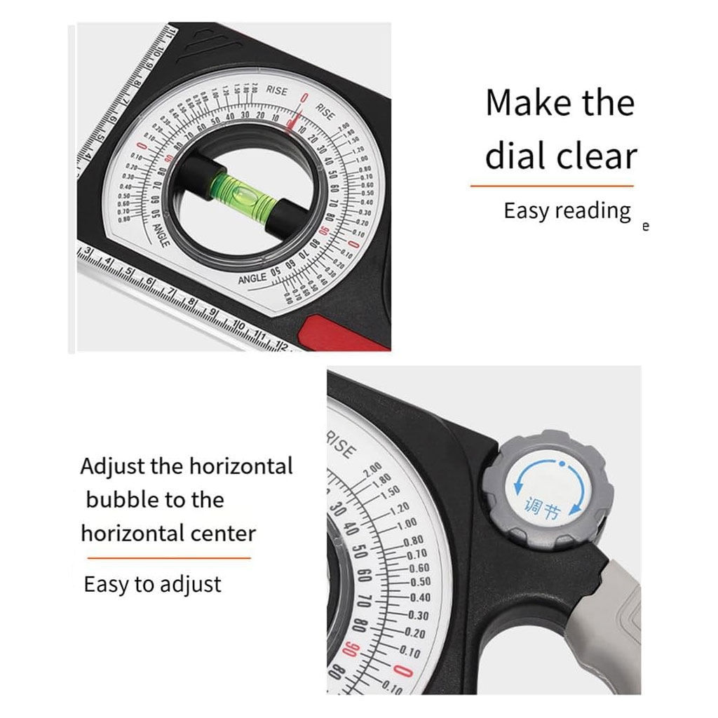 Professional magnetic slope measuring tool
