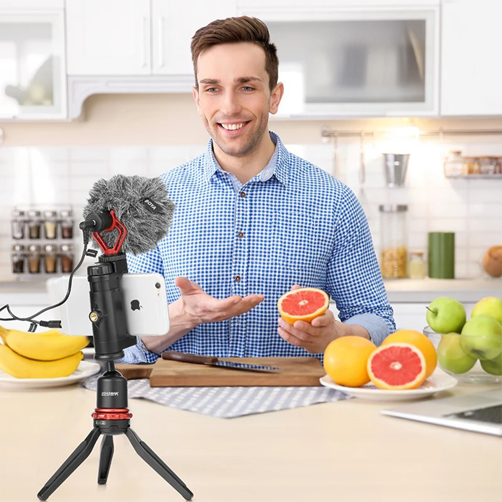 Microphone Boya MM1 pour appareils photo et smartphones