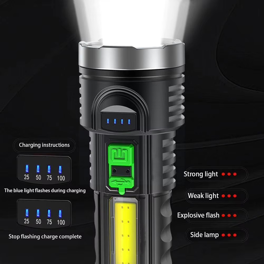مصباح يدوي LED قابل لإعادة الشحن G5