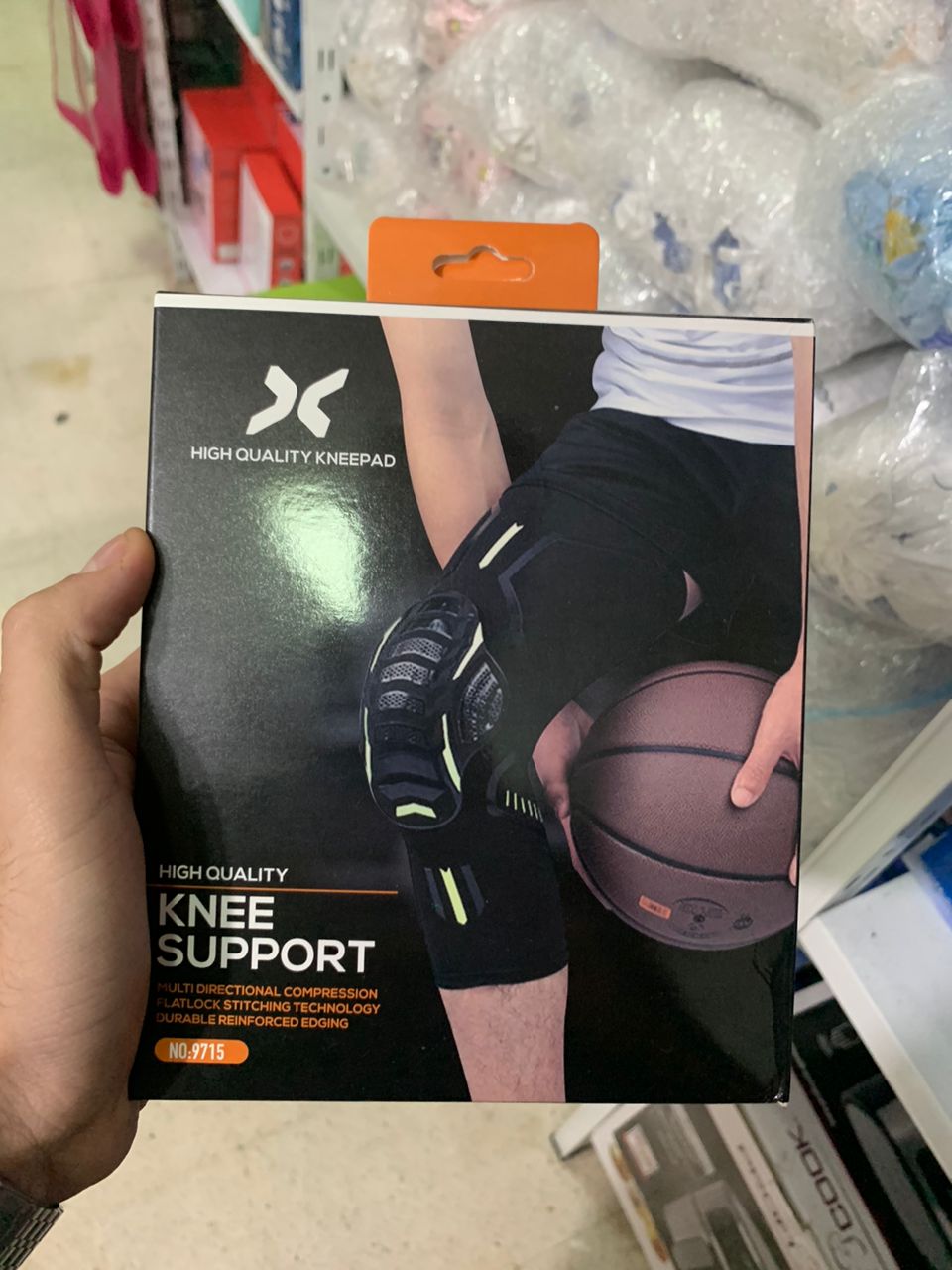 Genouillère de sport anti-collision haute élasticité