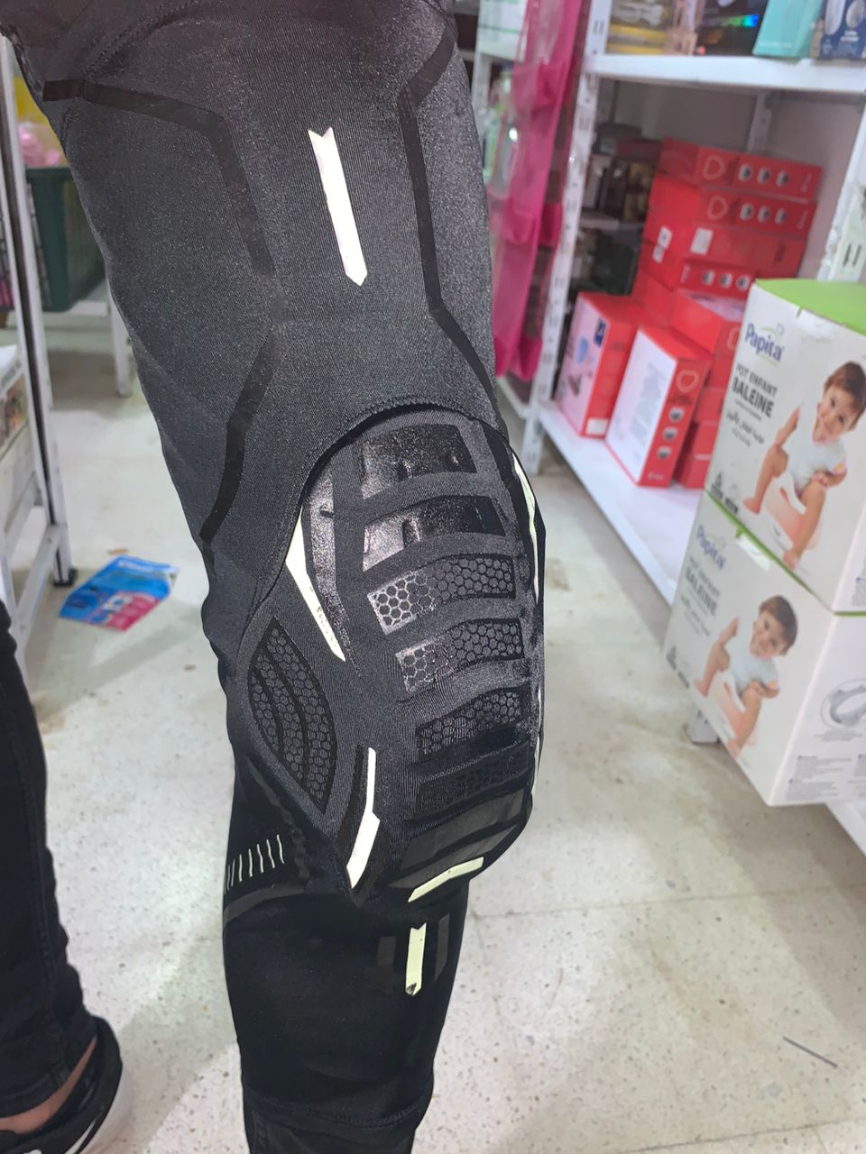 Genouillère de sport anti-collision haute élasticité