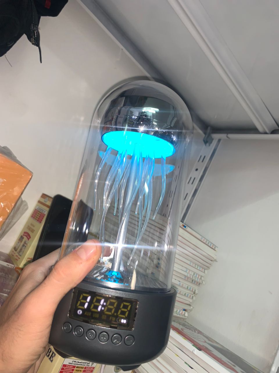 Haut-parleur Bluetooth méduse avec éclairage d'ambiance 7 couleurs